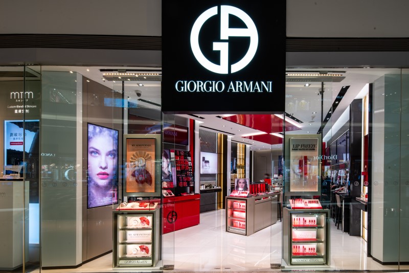 giorgio armani beauty store